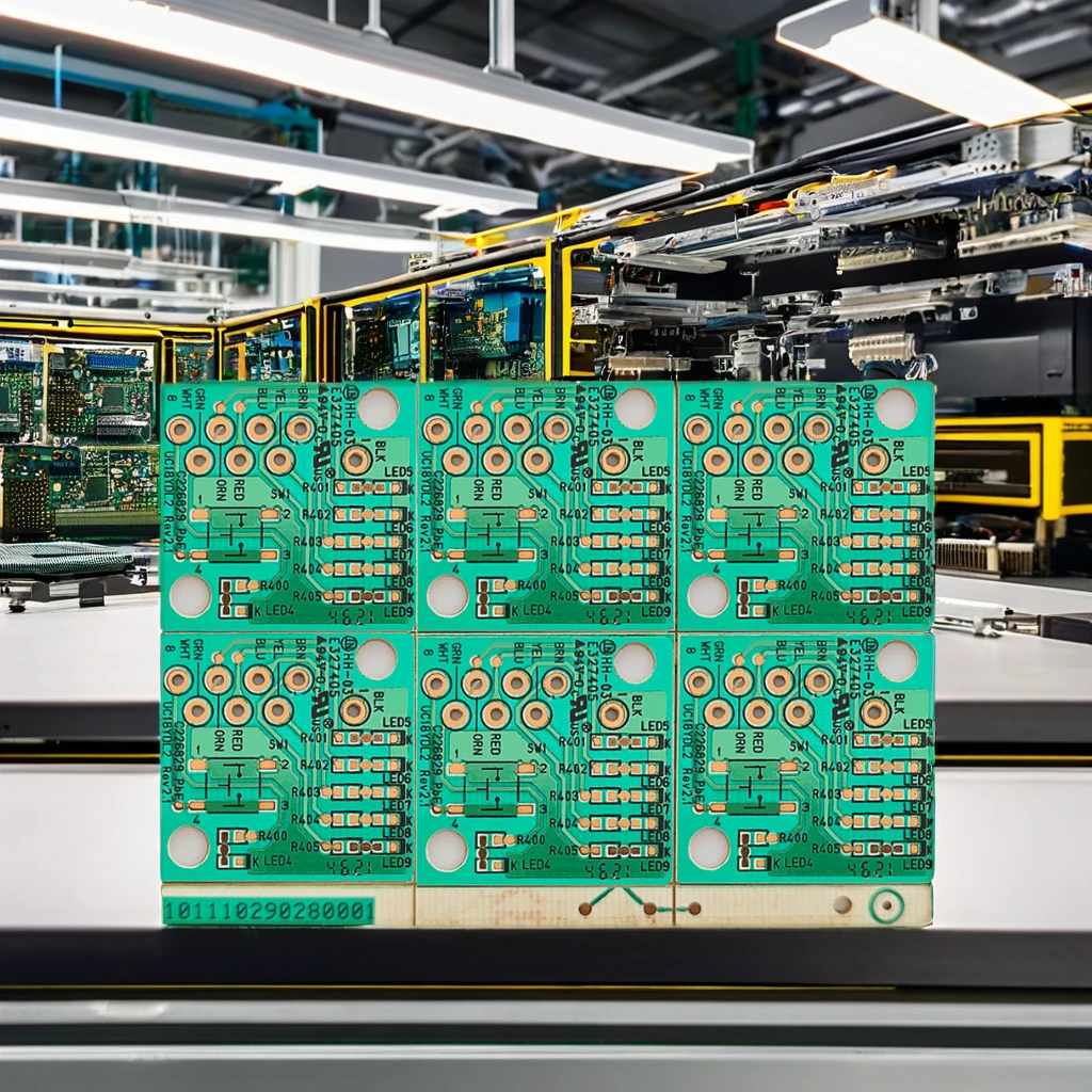 ROHS Certified Assembly Manufacturing Double-Sided 4-Layer FR-4 Multilayer PCB Aluminium Material One-Stop Service