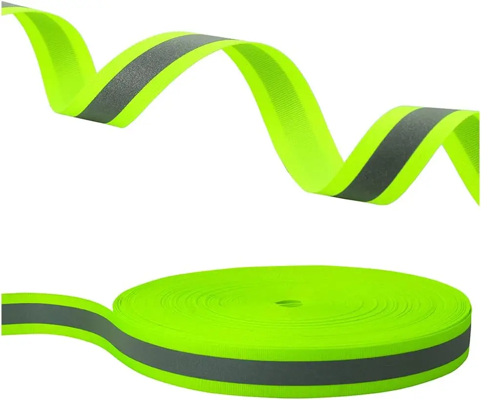Reflective Webbing Tape for Clothing Safety Strips Washable