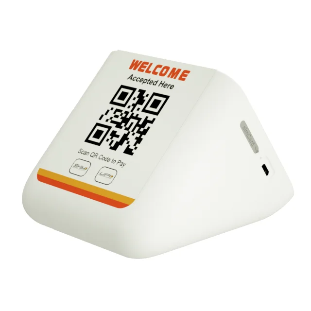 ES12 4G QR Soundbox оплаты с уведомлением об оплате удобный код сканирования Wifi платежный динамик для удобного магазина