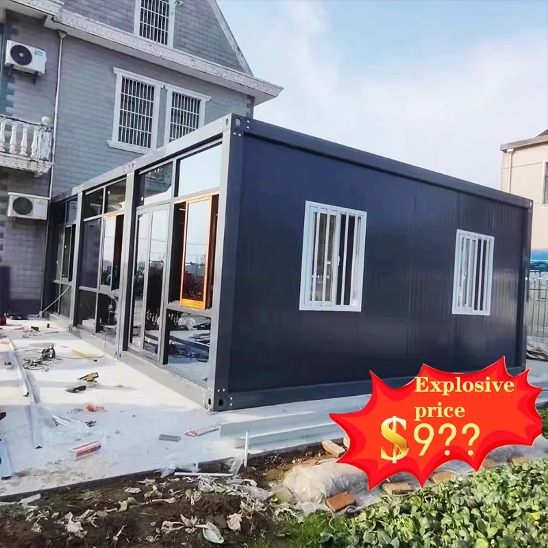 Portable Flat Pack Living Prefabricated Container House Mobile Ready Made Steel Price Prefab Homes Luxury Design Modular China