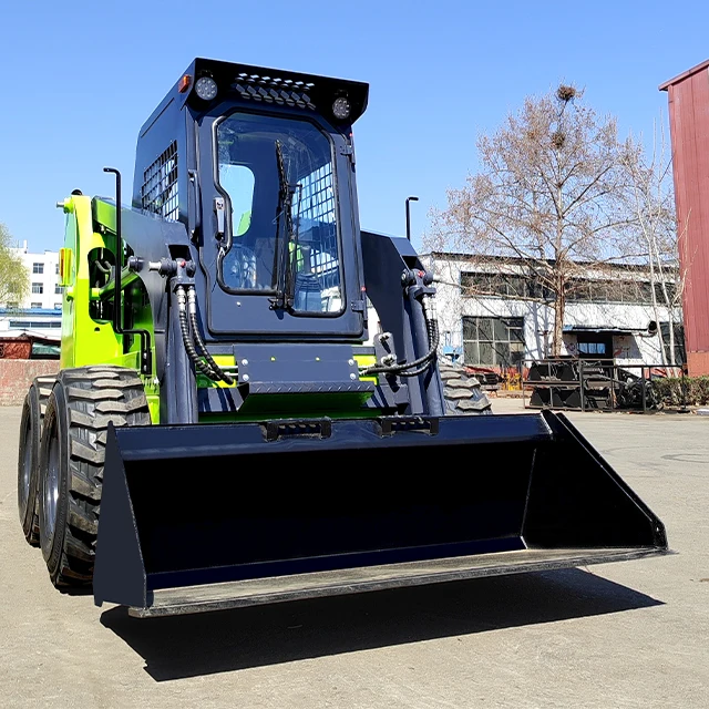 Free Shipping YHMG Mini Skid Steer Diesel Loader Cheap YH65 Wheel Loader Minicargador EPA Engine Compact Skid Steer Loader