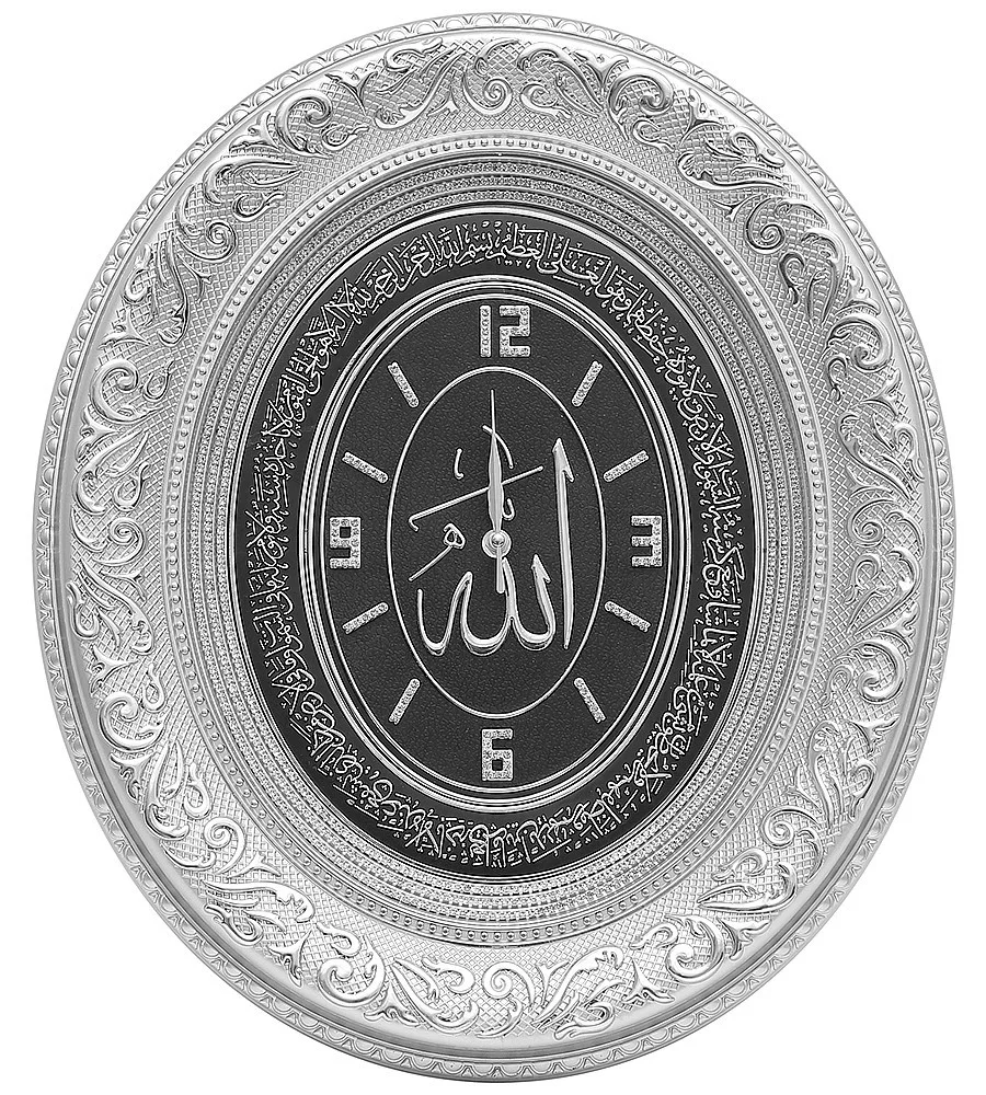 Новый дизайн исламские настенные часы Azan и домашний декор для спальни гостиной исламское настенное искусство несколько