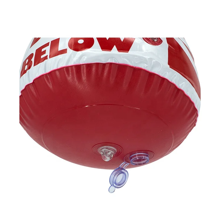 Water Sport Diver Safe PVC Material Red Spearfishing Diving Float Buoy With Flag Diving Accessories