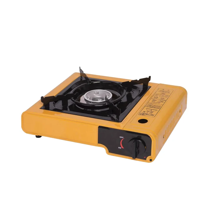 Camping Stove Portable Single Burner Butane Cylinder Stove with Carrying Case Camp Kitchen Equipment Back-packing Cassette stove