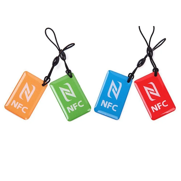NFC Tag RFID Card NFC Card Crystal Epoxy Card accept custom