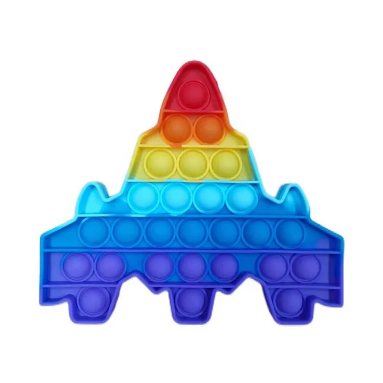 Educational Toy Pops Big For Silicone Relief Stress Jumbo Large Size Push Bubble Poping Fidget Toy