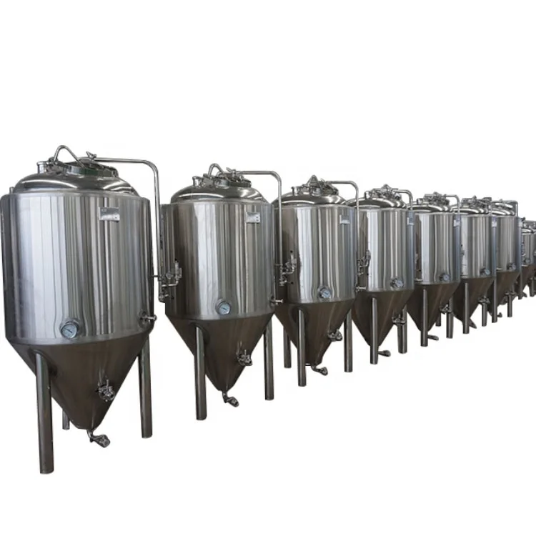Factory direct sale 200l conical fermentation bucket industrial beer brewing equipment Fermenting Equipment Turnkey Project