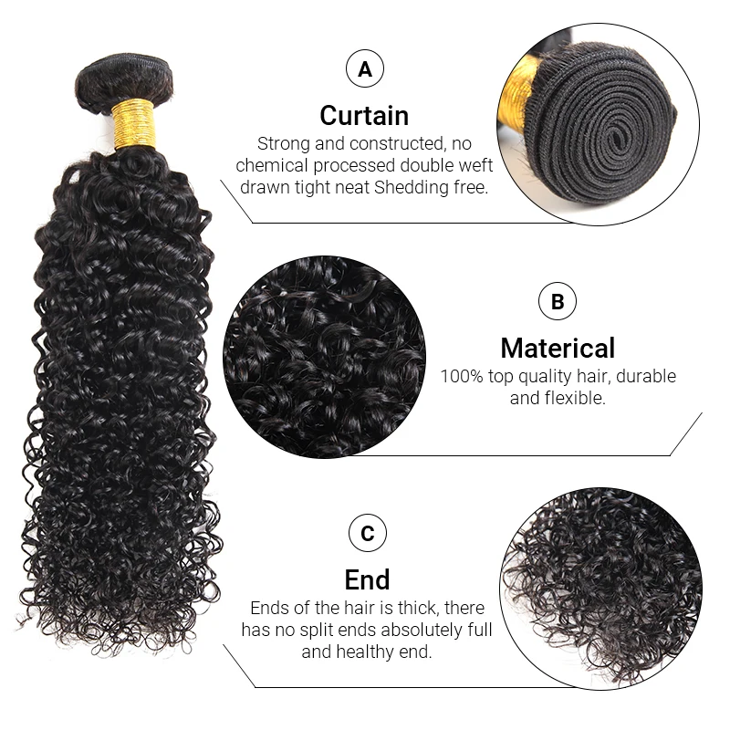 10a Grade Brazilian Virgin Human Hair Bundles Raw Virgin Silky Hair Bundles Human Hair Bulk  Jerry Curly Weave Bundles Brazilian