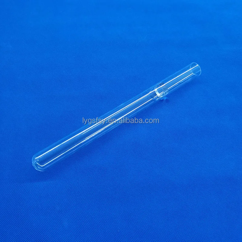Polished quartz glass tube Heat Resistant Quartz Clear Glass Tubes with plug stopper polished quartz glass tube