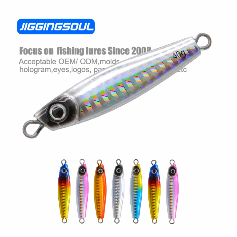 JIGGINGSOUL-RTS27A-7g 4cm Maria Artificial Baits micro casting Jigs small cheap jig lure fishing lures mackerel slow pitch jigs