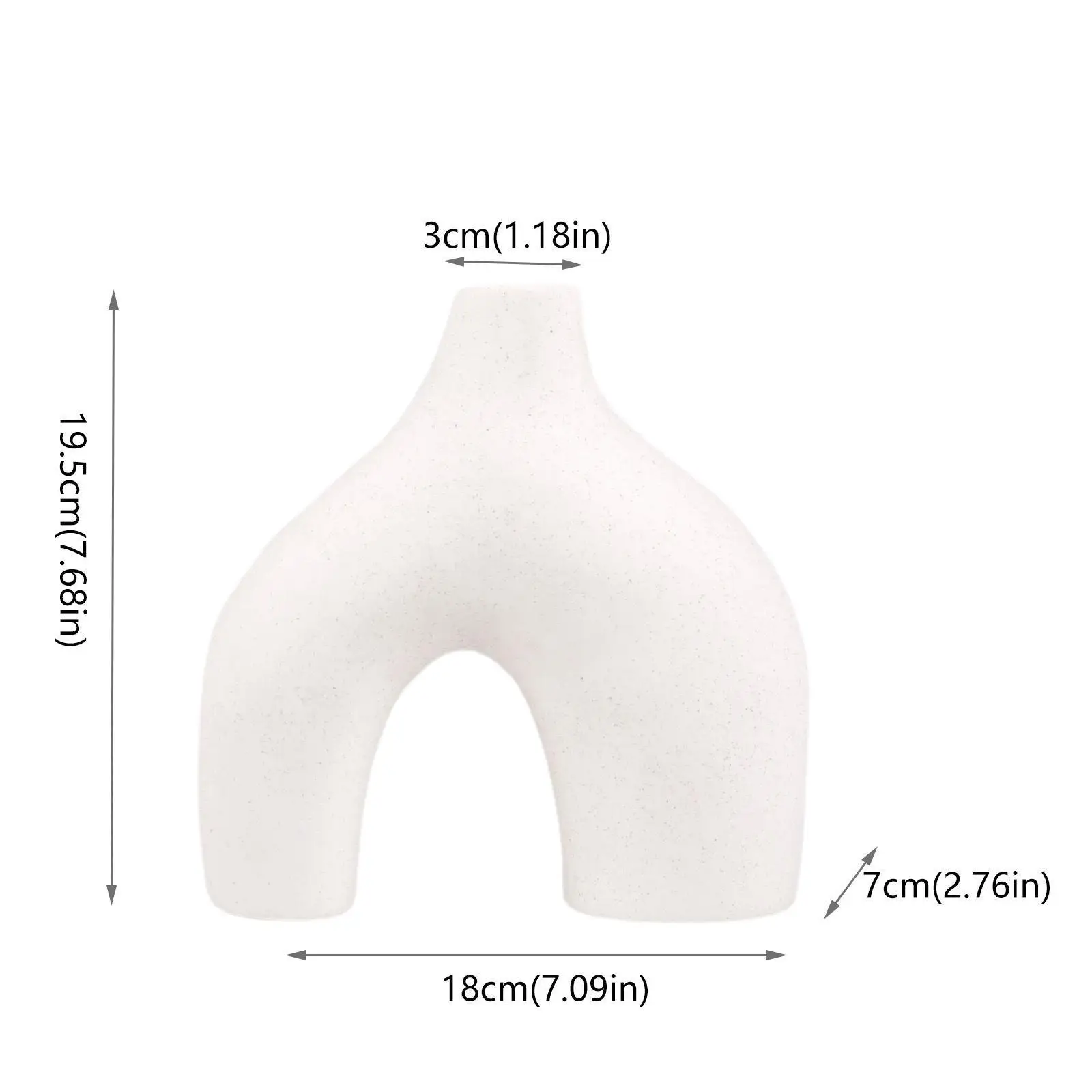 Customized Flower Arrangement Set Creative Alien Ceramic Vase For Home Decoration