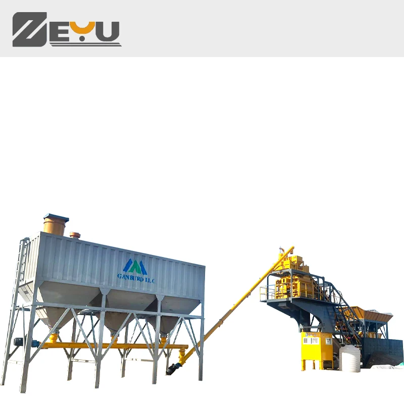 China ZEYU Hot Sale YHZS35 Concrete Mobile Mixing Plant Ready Mixed Precast Concrete Mobile Batching Plant
