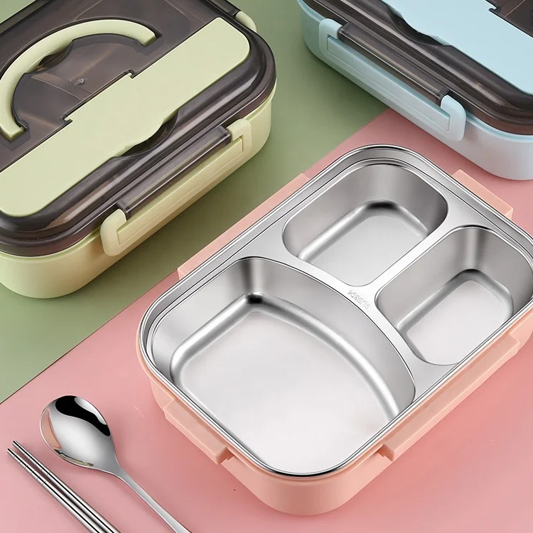 Personalised Lunch for Adults Packed with Bag  Stainless Steel Multi-Layer Office Oem Bento Box