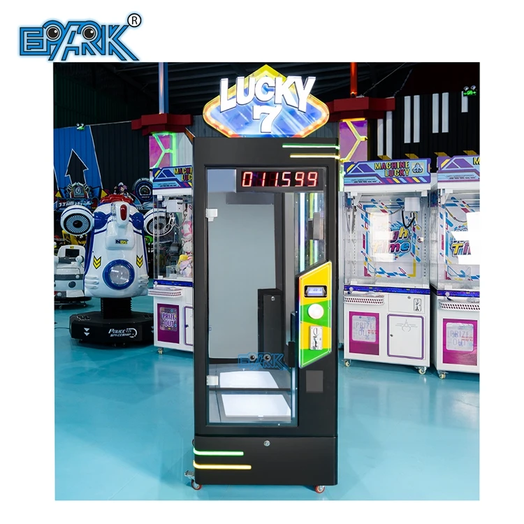 Arcade Coin Operated Games Lucky 7 Cut Prize Game Medium Claw Machine Crane Claw Machine For Sale