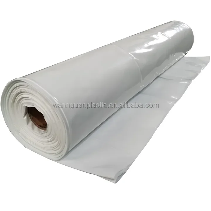 Anti-UV Blown 250um your width PE heat shrink film abnormity equipment protective package logo printed opaque heat shrink wrap