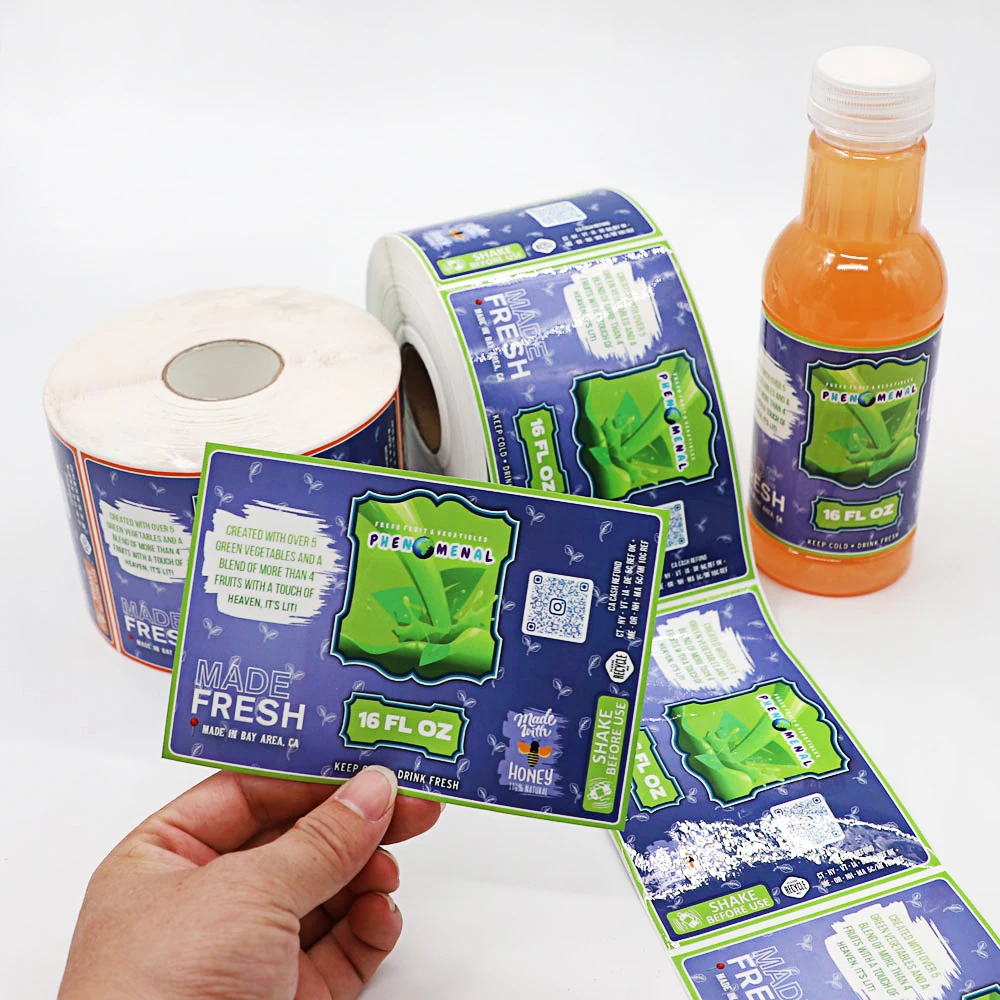 Etiquetas Personalizadas Custom Waterproof Products Packaging Labels Printing Adhesive Roll Label Stickers For Packaging Label