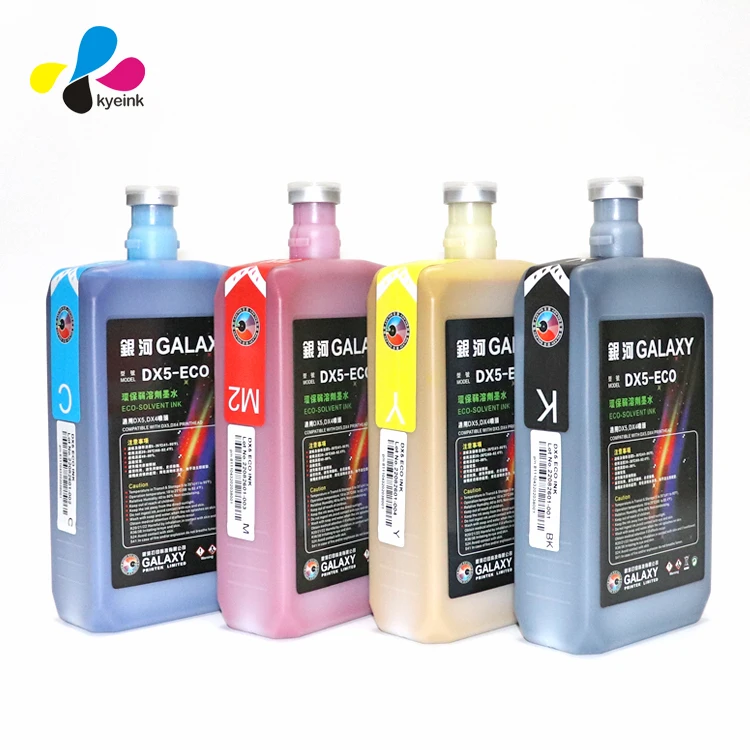 original galaxy ink eco solvent for xp600 eco-solvent ink galaxi galaxy eco solvent ink tinta ecosolvente
