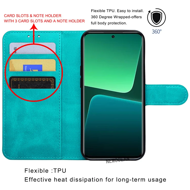 High quality Calfskin Flip Crazy Horse Leather Wallet Mobile Cover for KYOCERA MAMORINO 6 phone case