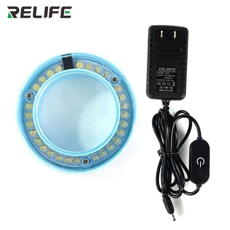 RELIFE RL-033D Microscope LED Light With Dustproof Snap-In Design For Repair Mobile Phone Microscope LED Light Source