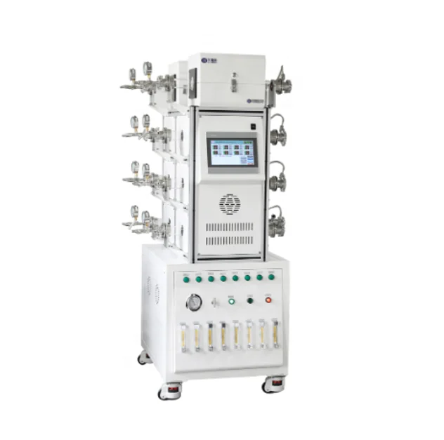 1200C Celsius degree 8 Heating Zone Tube Furnace for laboratory