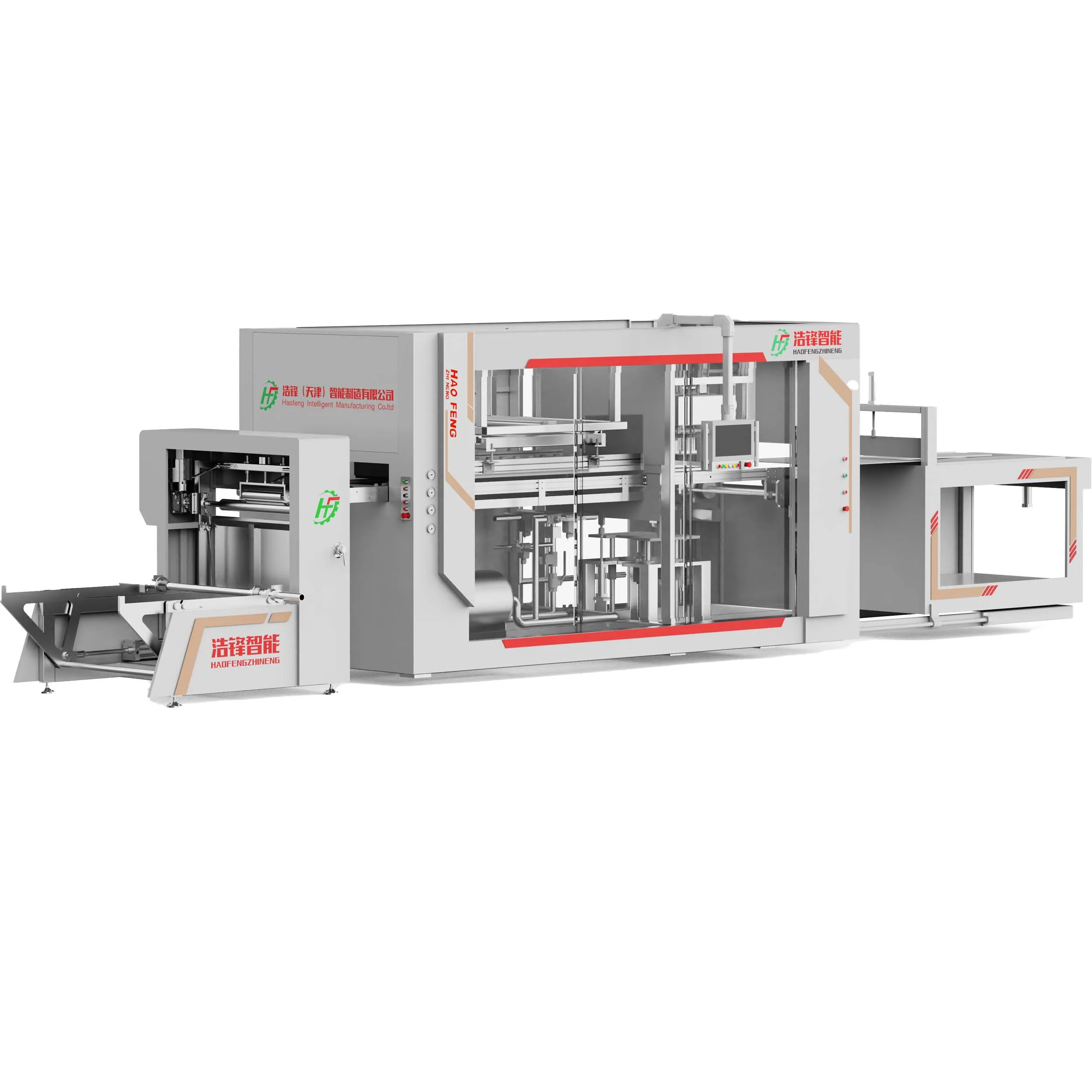 Automatic customized 750*1220 big forming area plastic thermoforming thermo vacuum forming machine