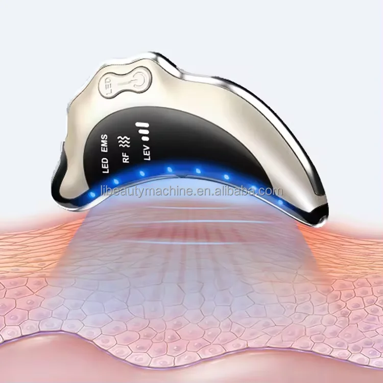 Korean Skincare Beauty Device Handheld Eye Face Lift LED Mask Lifting Wand Muscle Stimulator EMS Facial Massager