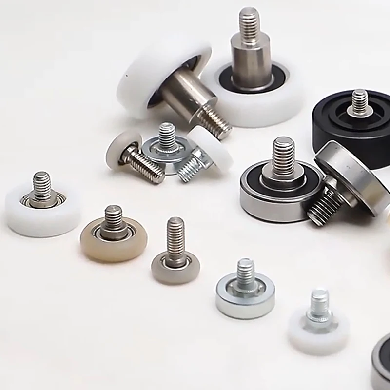 CE ROHS REACH Certificate M4 M5 M6 M8 M10 Screw Pulley Bearing S626 626ZZ 608ZZ Pom Nylon Plastic Wheel With Bearing 40mm