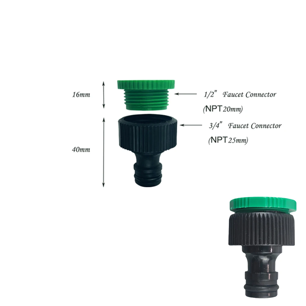 4/7 mm soft hose irrigation pipe fittings accessories mist sprayer direct connectors joint barded couplings tee pipe connector