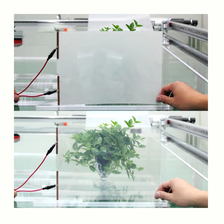 Manufacturer making best price for lamination pdlc switchable self-adhesive pdlc film smart