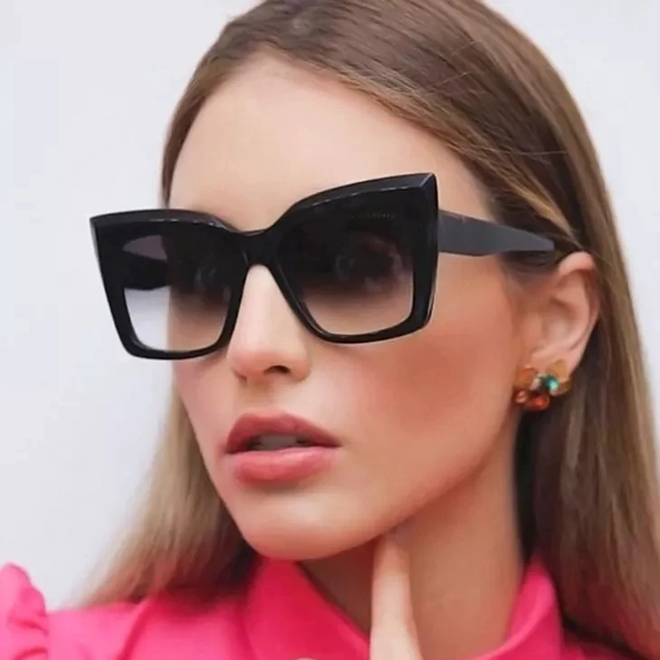 New arrivals fashion eye cat oversized sunglasses women 2023