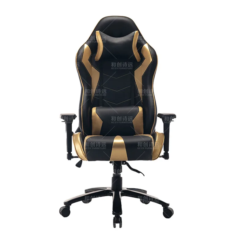 Cheap Commercial Leather Office bossin gaming race chair with footrest