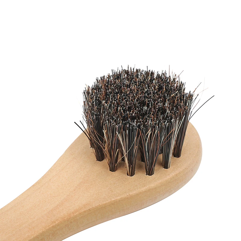 Factory Wholesale Custom Logo Soft Hair Solid Wood Tip Tail Horsehair Brush