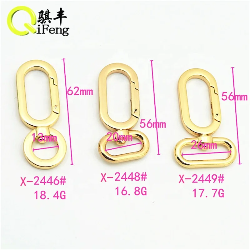 QIFENG Factory Directly China Cheap Key chain Hooks Swivel Snap Hook Buckles for bag