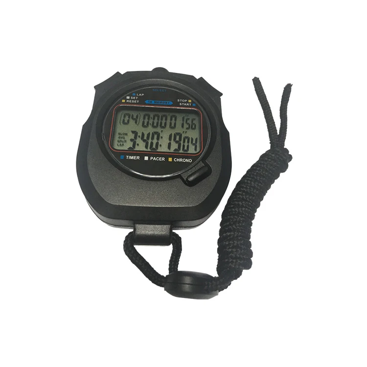 EMAF цифровой 2 ряда ЖК-дисплей 10 arm sport time Таймер Секундомер