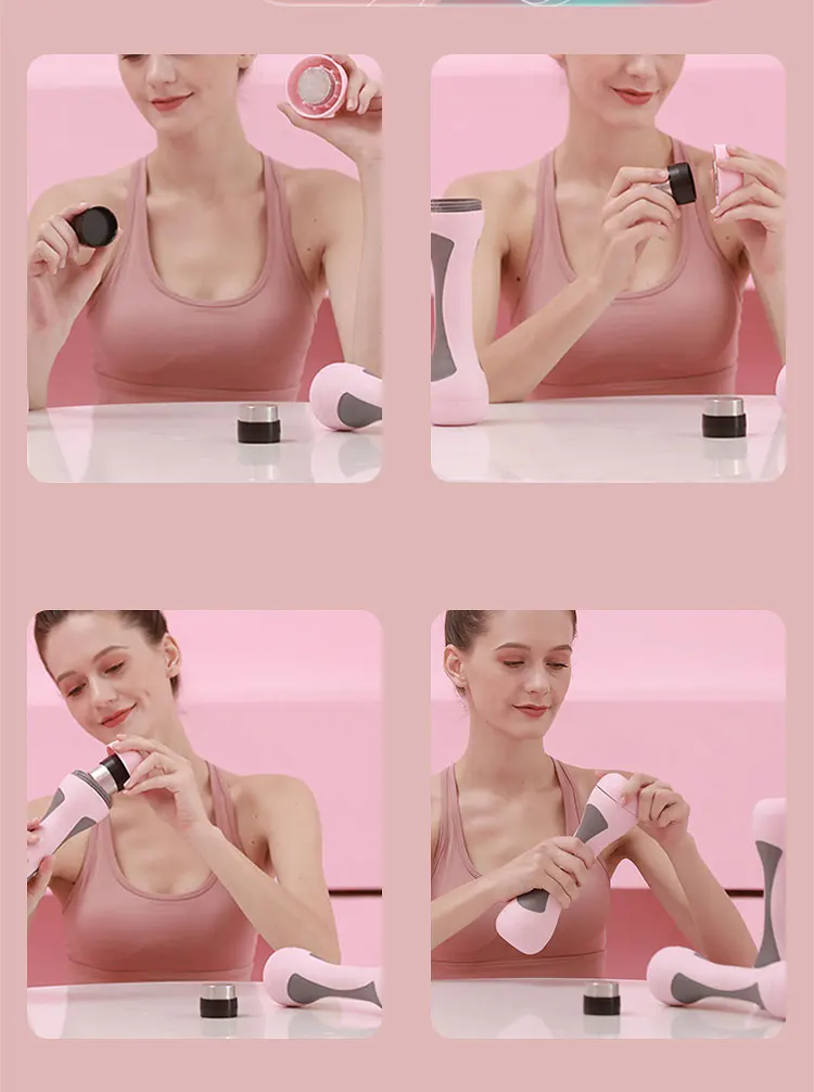 Weights Dumbbells Set for Home - Weights Set Dumbbells (4.4lbs each/8.8lbs Pair, Pink Set)