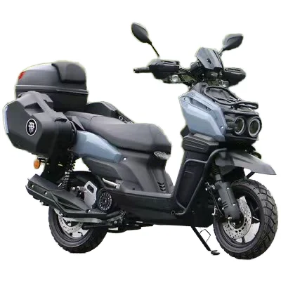 Enduro Powered 150cc 4-Stroke Gas Scooter for Adults Disc & Drum Brakes Motorbike