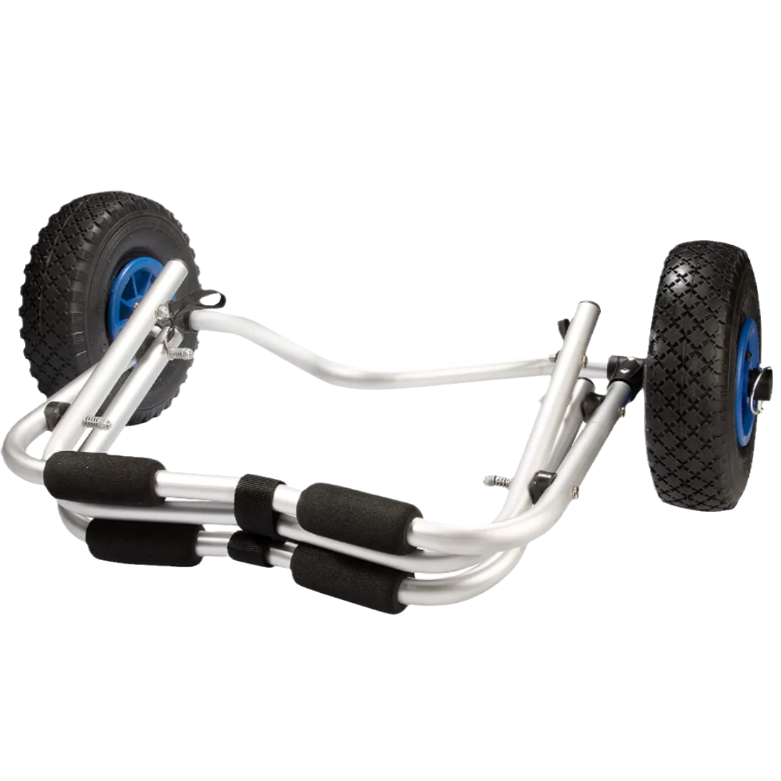 New Aluminum Kayak  Boat Dolly Cart Trailer Carrier Trolley Wheels  Foldable for Carrying Kayaks