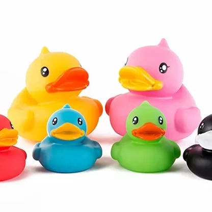 Floating Weighted Ducks Swimming Race Rubber Bath Duck Toy for Kids