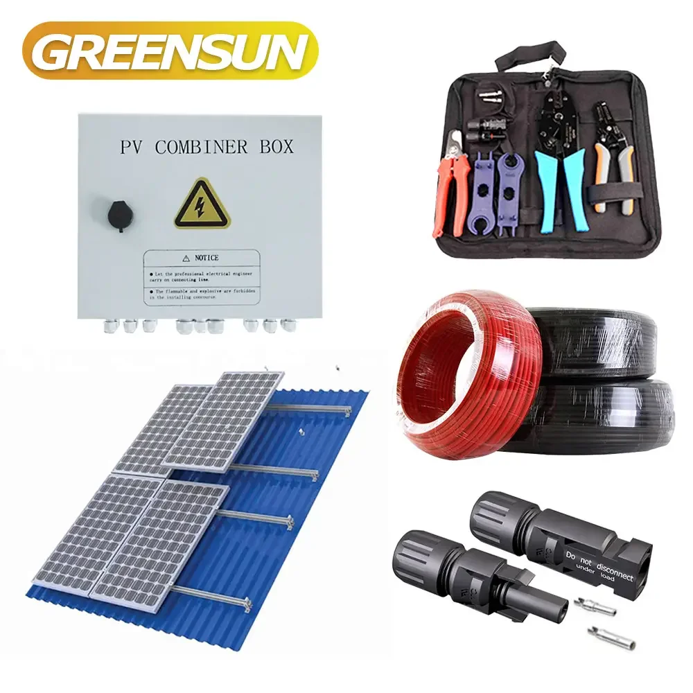 Deye on Grid Solar Energy System 50kw 60kw 70kw 80kw 3 Phase 400v Tie 30kw 40kw Homeuse in Good Quality