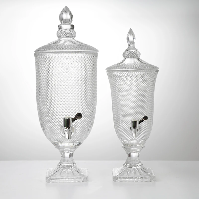 
Wholesale Customized Multiple styles available Restaurant 4.5L Glass Beverage DispenserJar With Tap 