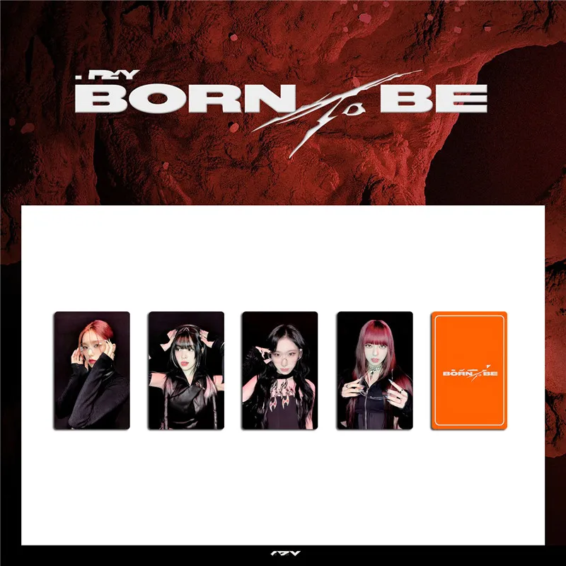 Kpop ITZY BORN TO BE Lomo Photo Cards 8TH MINI ALBUM Custom Photocards Fan Collections