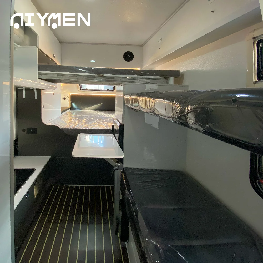 Durable Aluminium Versatile Off-Road Hybrid Travel Trailers Outdoor Adventure Luxury Kitchen Rich Expeditions Caravans Camping