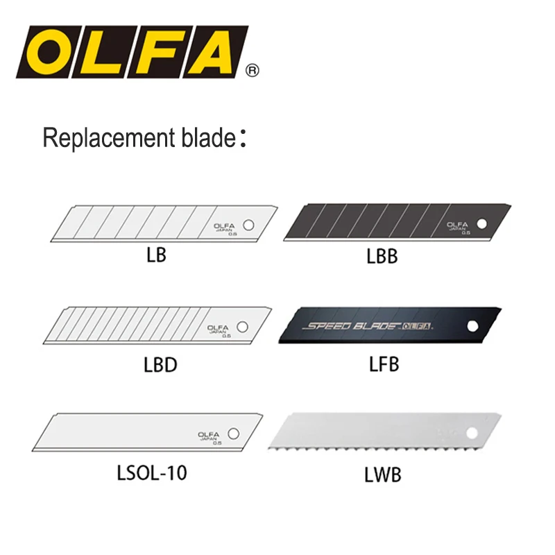 OLFA L5-AL Auto-Lock Sure grip handle made 18mm utility knife X-design heavy-duty cutter