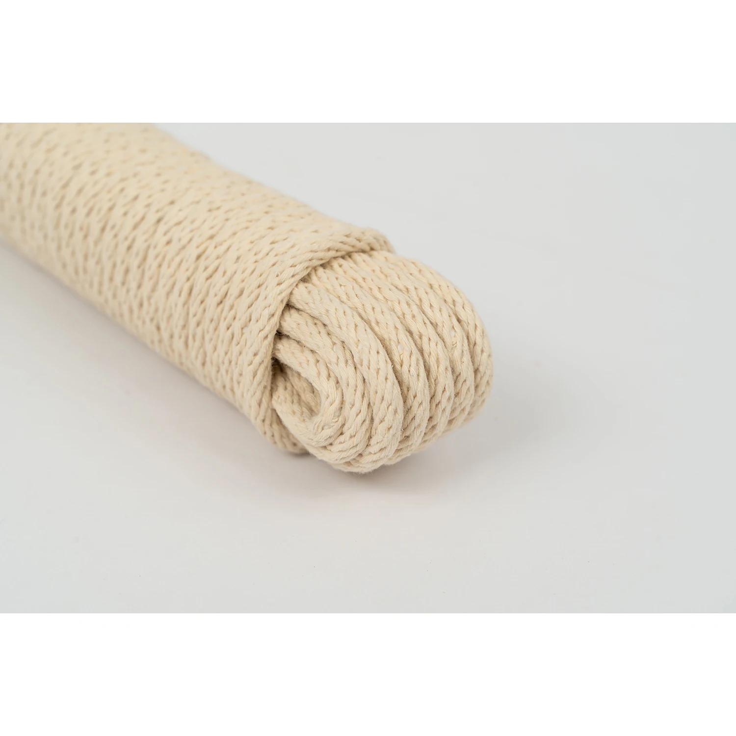 Natural Cotton Solid Braided Rope With Competitive Price