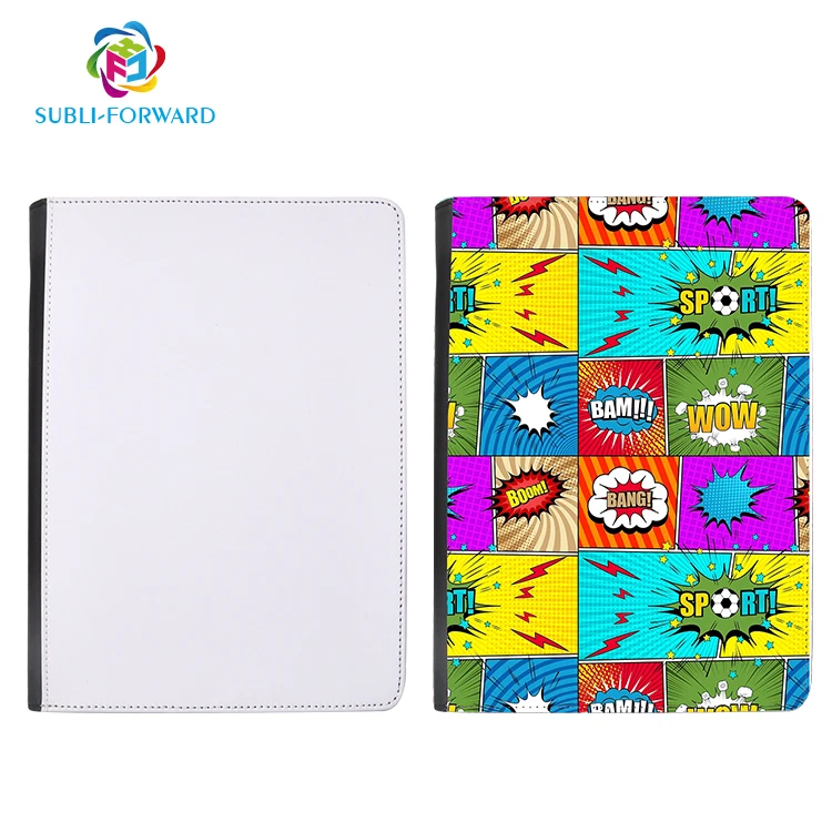 New Arrival Customized 2D Sublimation Blanks PU  Leather Pouch Case Book Cover Tablet  Compatible with ipad mini 6