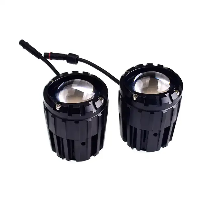 White Yellow Led Dual Color Spotlight Motor Accessories Motorcycle Fog Light Headlight Driving Light For Spotlight Lamp