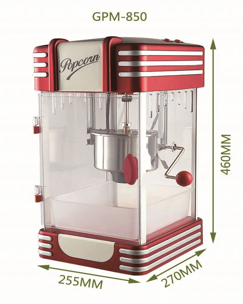 
High quality Factory directly sell oil-opped type electric popcorn maker machines for sale 