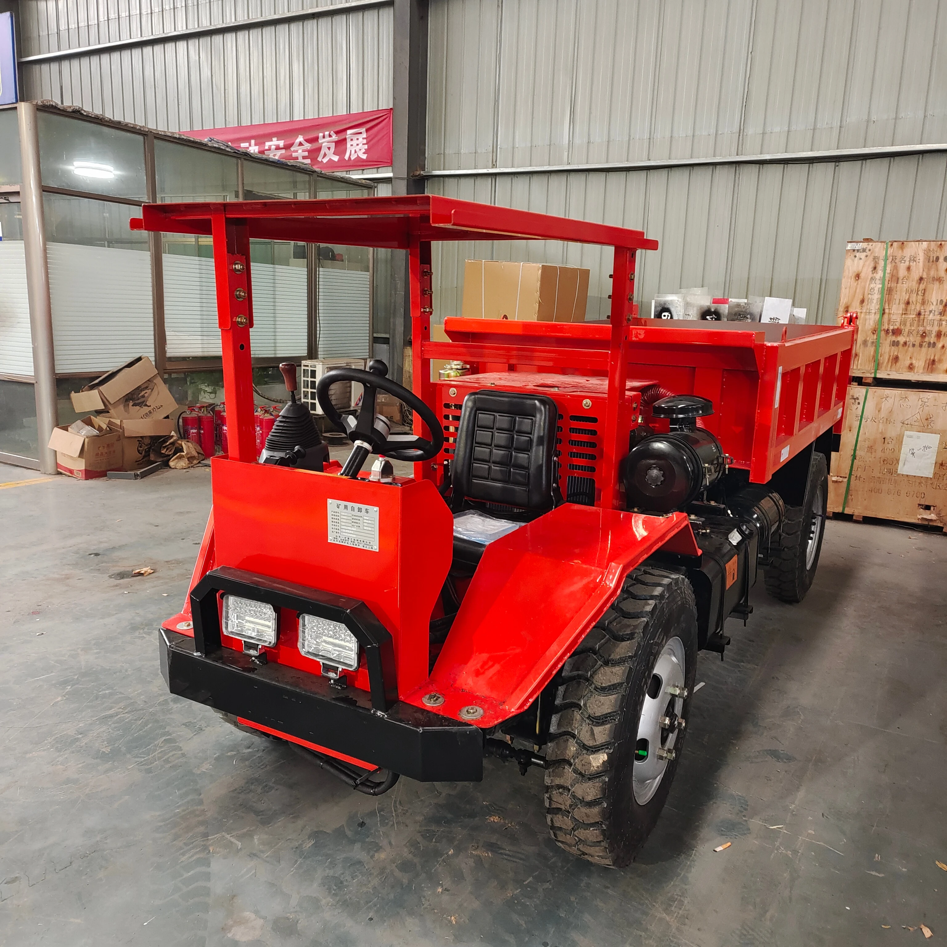 NEW Good Price Easy Drive Strong Axle Tunnel Underground 6ton Off Road Mini Mining Dump Truck