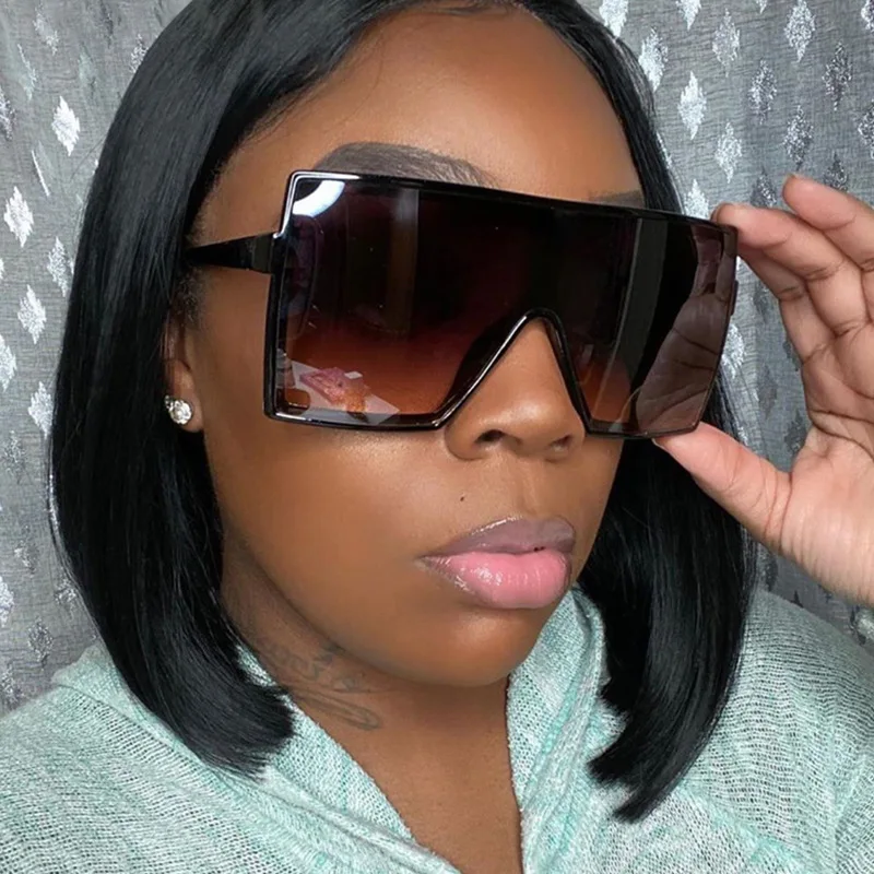 READSUN Korean Fashion Designer Square Big Shades Quality 2021 Sun Glasses Flat Top Bigger Women Oversized