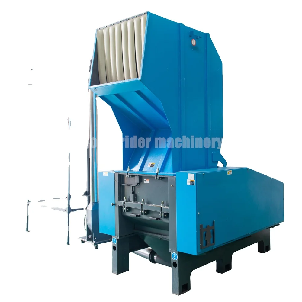 Horserider PET Bottle Barrel PVC Grinder Machine PP PE Plastic Crusher/PC serious strong plastic crusher